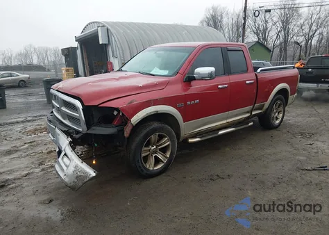 2010 Dodge Ram 1500 Laramie z USA, uszkodzony, nr VIN 1D7RV1GT2AS257140